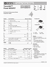 DataSheet IXTA160N075T pdf